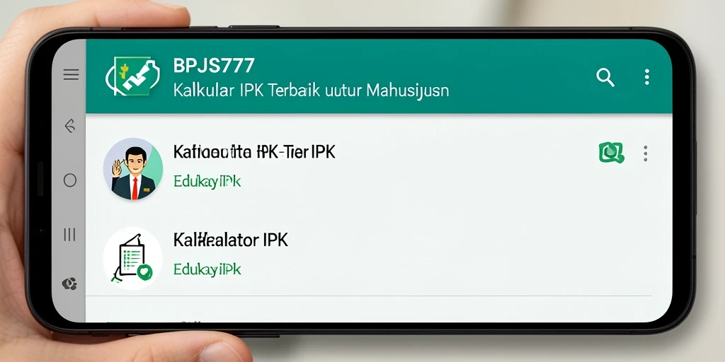 Antarmuka intuitif BPJS777 untuk Kalkulator IPK yang memudahkan perhitungan.