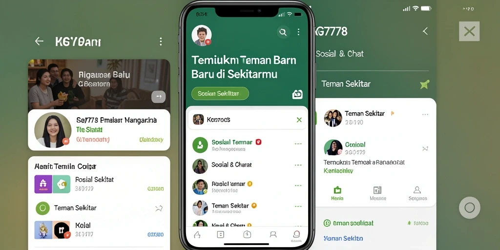 Antarmuka KG778 yang menyenangkan dan interaktif.