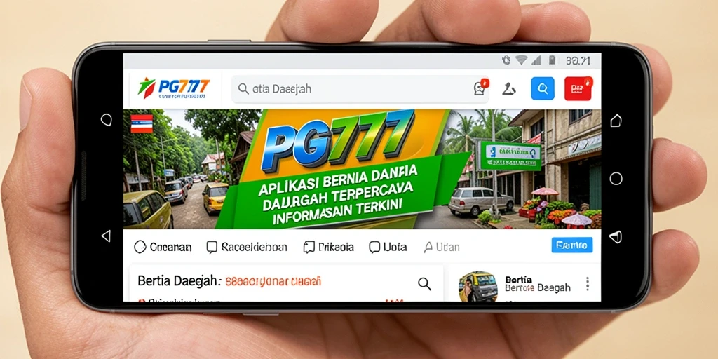 Tampilan antarmuka PG777 yang informatif dan mudah dipahami.