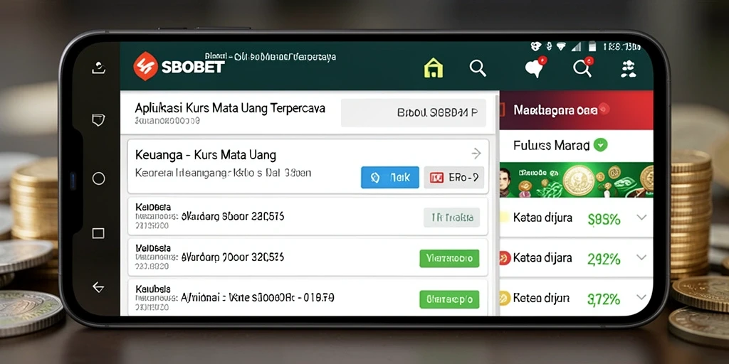 Tampilan antarmuka SBOBET yang modern dan fungsional.