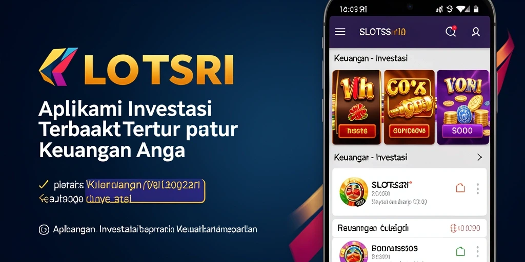 Tampilan antarmuka SLOTSRI yang modern dan informatif.