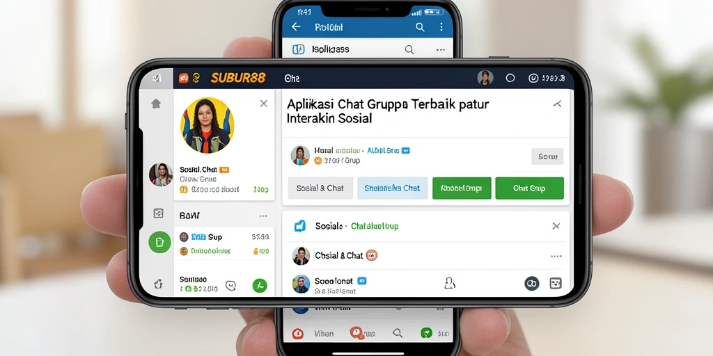 Tampilan antarmuka SUBUR88 yang menarik dan fungsional untuk Chat Grup.